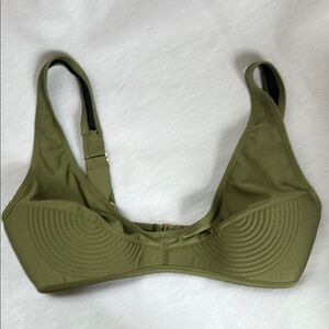 Chelsea & Violet Olive Green Women's Bikini Top